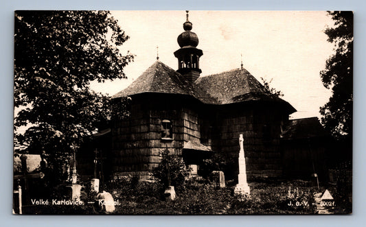 Pohlednice VELKÉ KARLOVICE KOSTEL (ST229)