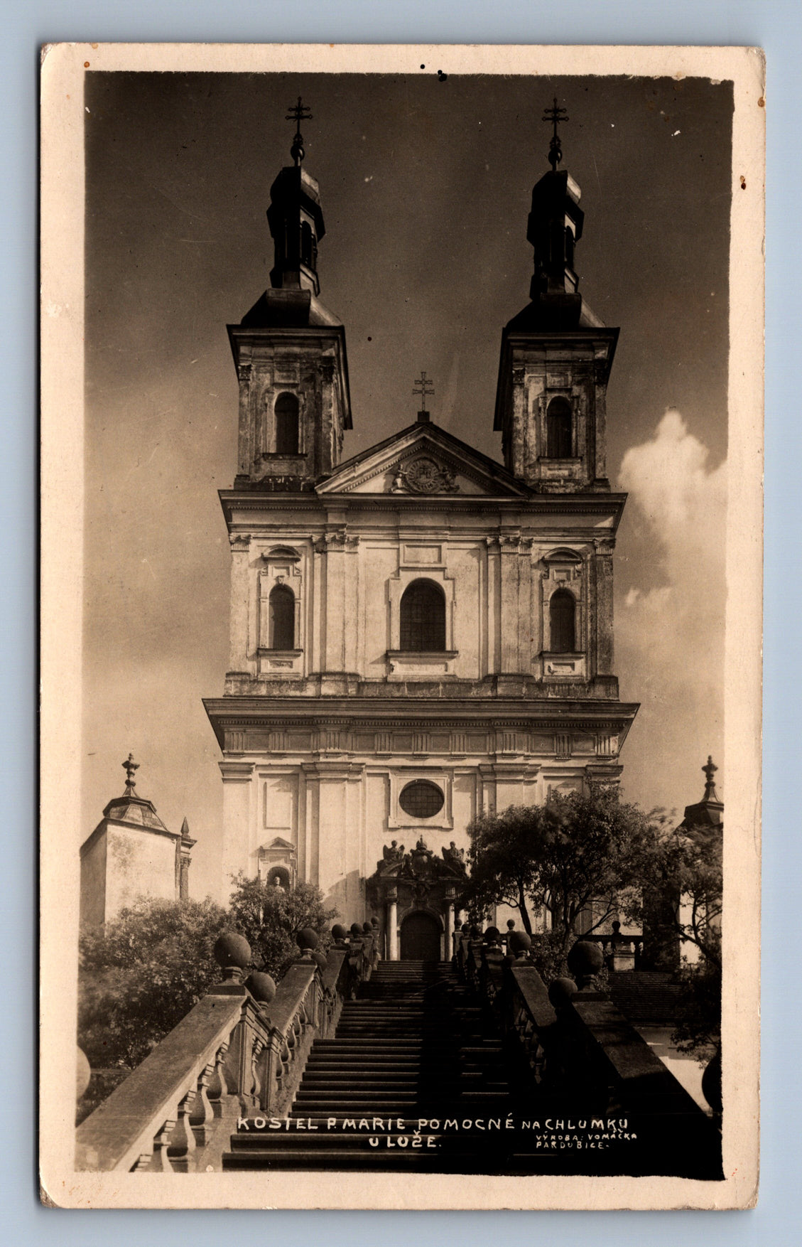 Pohlednice KOSTEL P MARIE POMOCNÉ NA CHLUMKU U LOŽE (ST254)