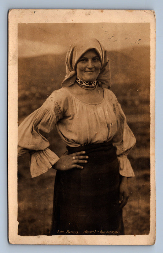 Pohlednice RUMA MADEL KARPATEN dívka (ST288)