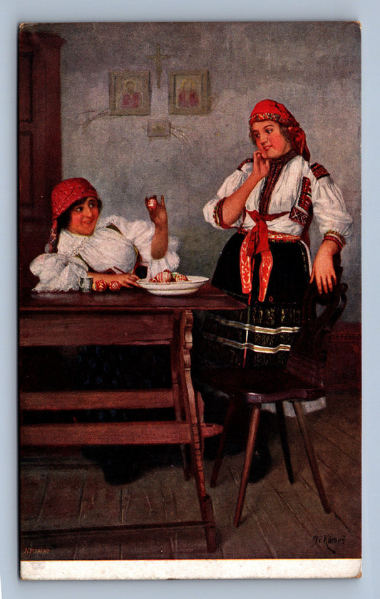 Pohlednice SELKY VELIKONOCE FR KLIMEŠ (ST294)