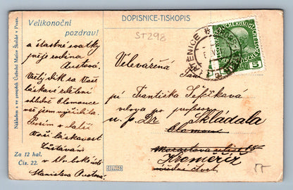 Pohlednice VELIKONOČNÍ POZDRAV (ST298)