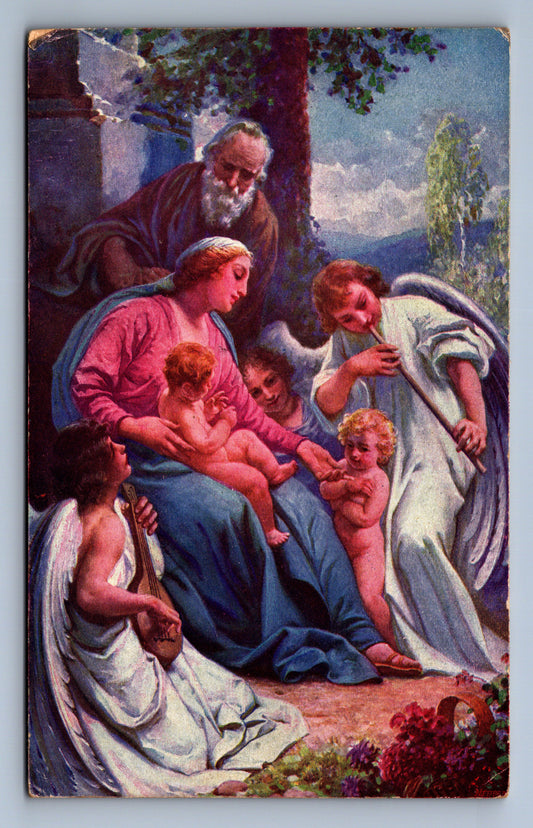 Pohlednice ADOLF LIEBSCHER VVESELÉ VÁNOCE ROZHRANÍ (ST316)