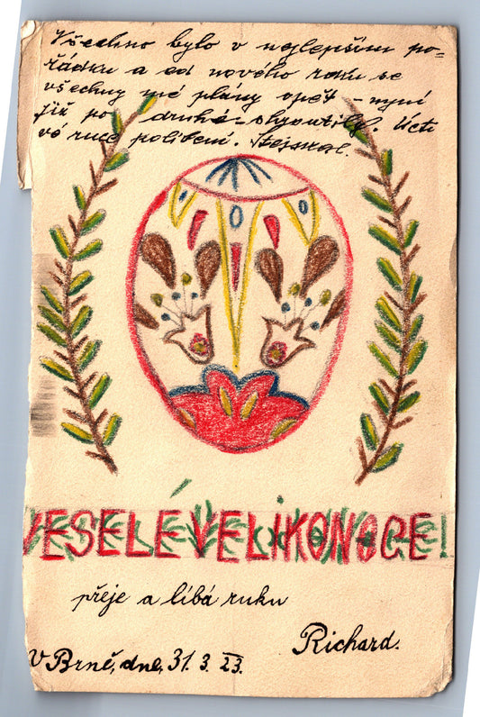 Pohlednice VESELÉ VELIKONOCE (ST320)