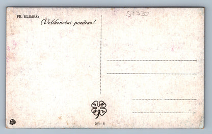 Pohlednice VELIKONOČNÍ POZDRAV FR. KLIMEŠ (ST330)