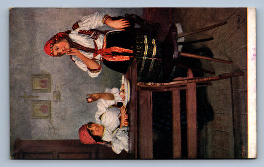 Pohlednice VELIKONOČNÍ POZDRAV FR. KLIMEŠ (ST330)