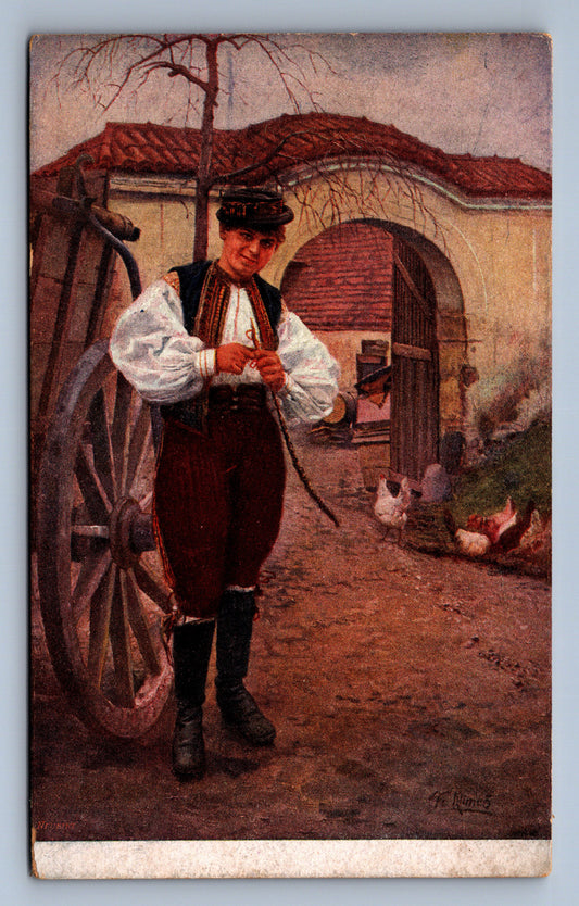 Pohlednice FR. KLIMEŠ VELIKONOČNÍ POZDRAV (ST336)