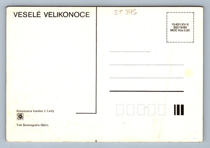 Pohlednice VESELÉ VELIKOOCE JOSEF LADA 38 (ST345)
