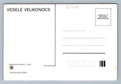 Pohlednice VESELÉ VELIKONOCE JOSEF LADA (ST348)