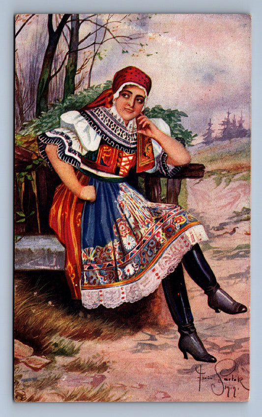 Pohlednice ČESKOSLOVENSKÉ NORODNÍ I VOJEN selka (ST359)