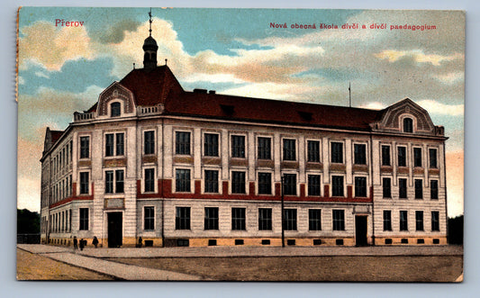 Pohlednice PŘEROV NOVÁ OBECNÁ ŠKOLA DIVČÍ A DIVČÍ PAEDAGOGIUM (ST366)