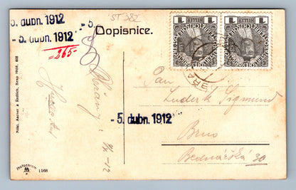 Pohlednice POZDRAV Z OBŘAN VILY (ST382)