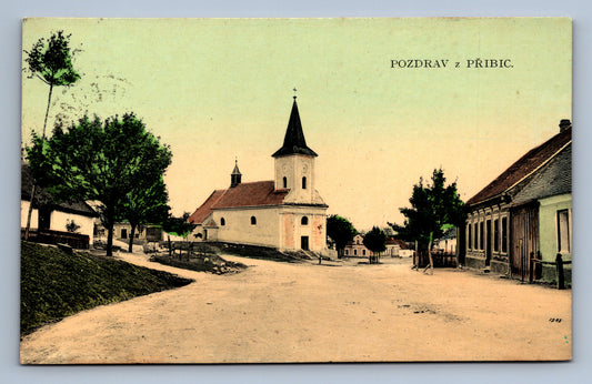 Pohlednice POZDRAV Z PŘŘIBIC (ST386)