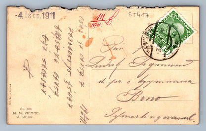 Pohlednice M.M VIENNE M. MUNK (ST417)