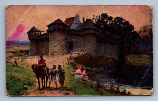 Pohlednice ADOLF LIEBSCHER RYTIŘSKÝ HRAD (ST430)