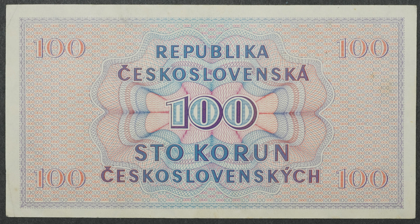 100 Kčs 1945 N 26