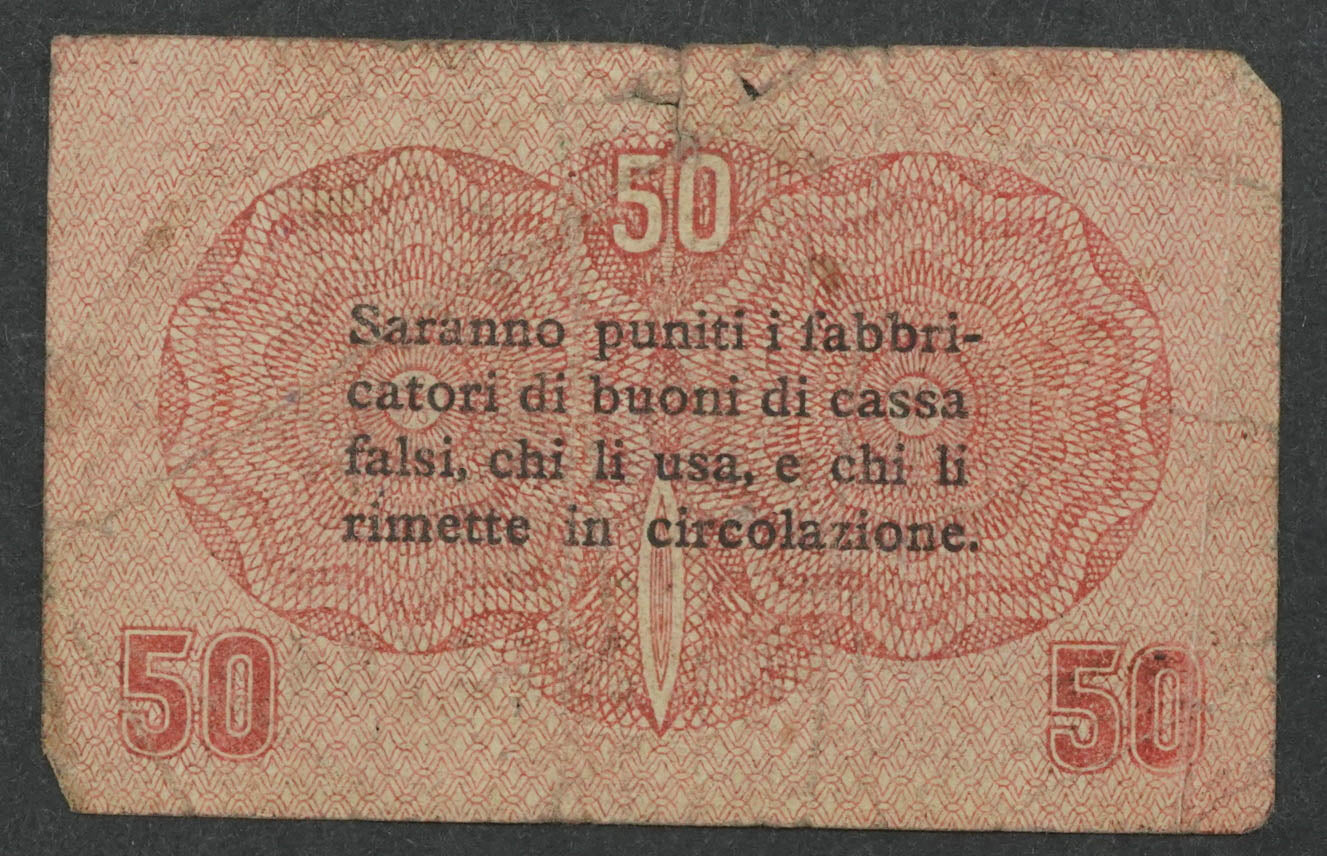 50 centesimi 1918 Itálie