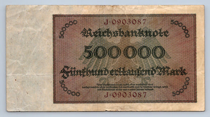 500000 markr 1923 J