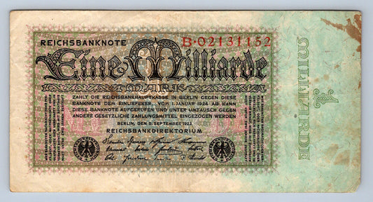 1 miliarda 1923 B