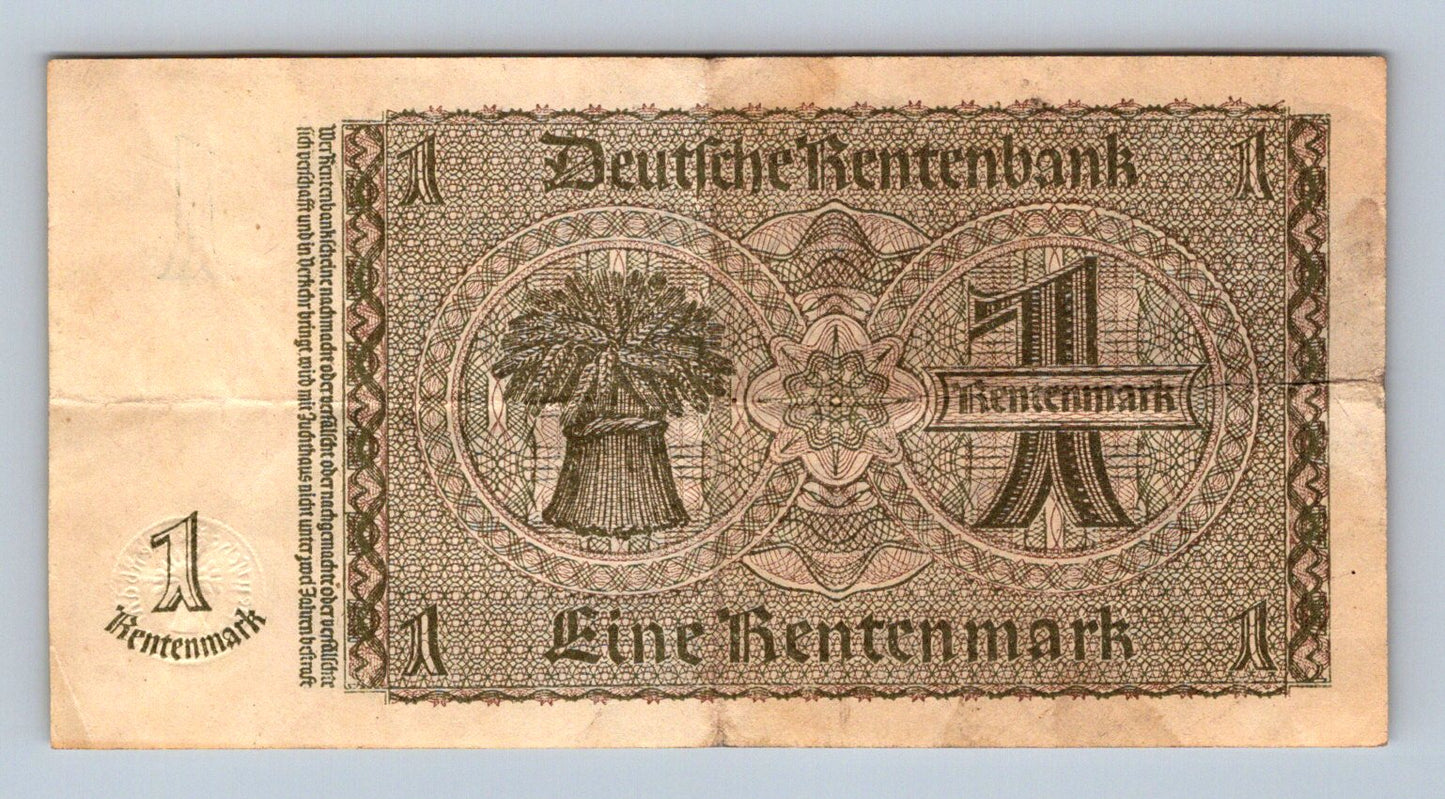 1 rentenmark 1937 O