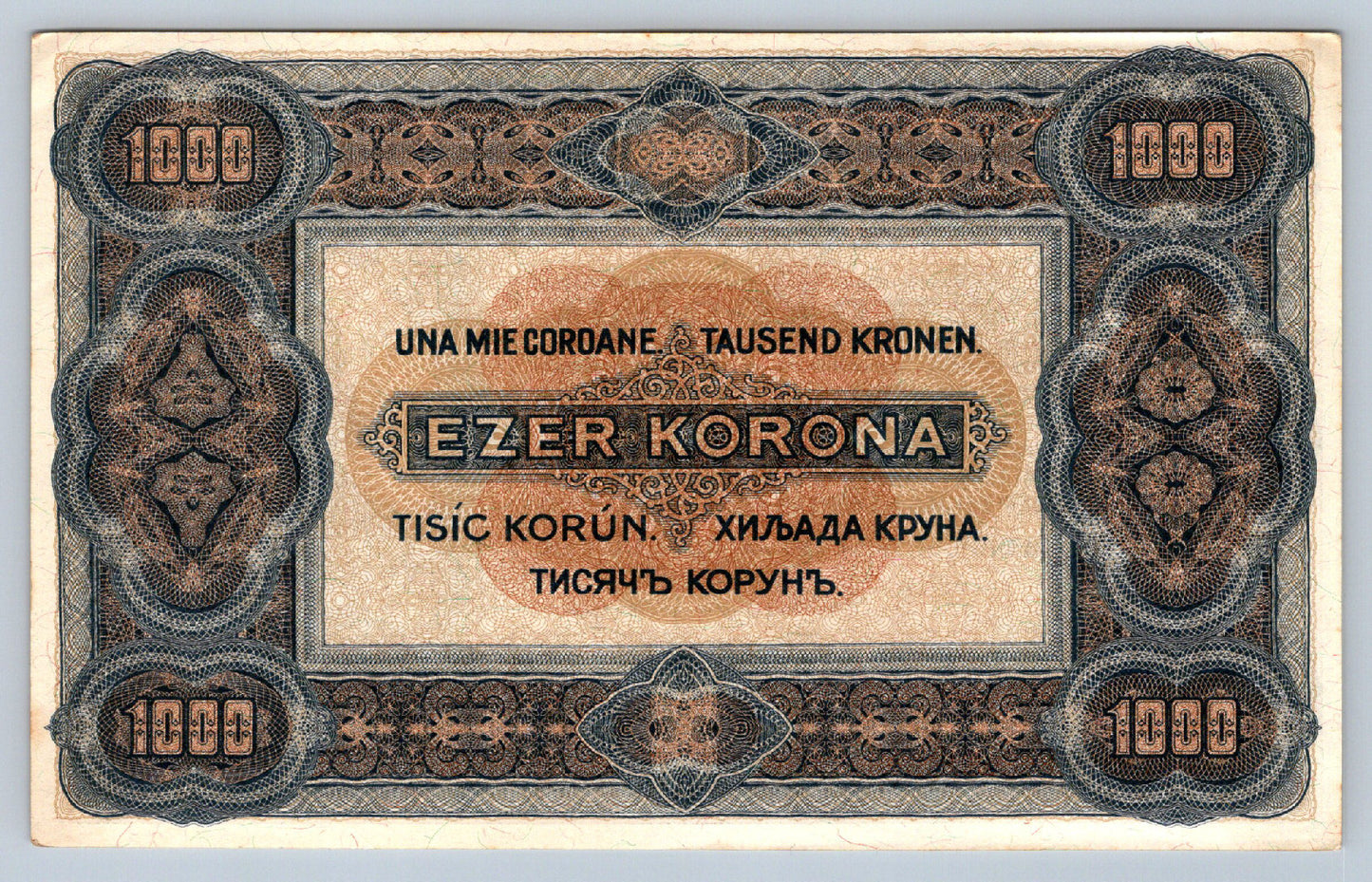 1000 koruna 1920 Maďarsko A UNC