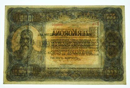 1000 koruna 1920 Maďarsko A UNC