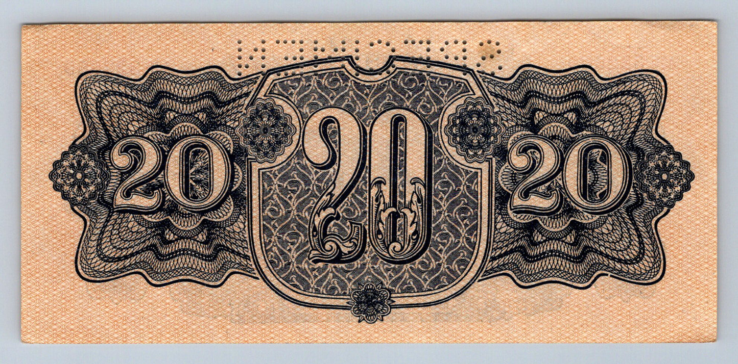 20 korun 1944 serie AB specimen