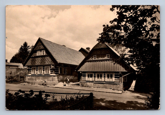 Pohlednice JILEMNICE - Malebné štíty starých domů (P314)