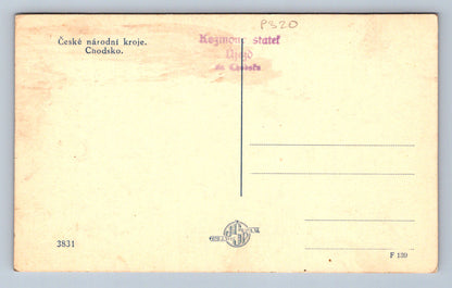 Pohlednice České národní kroje. Chodsko (P320)