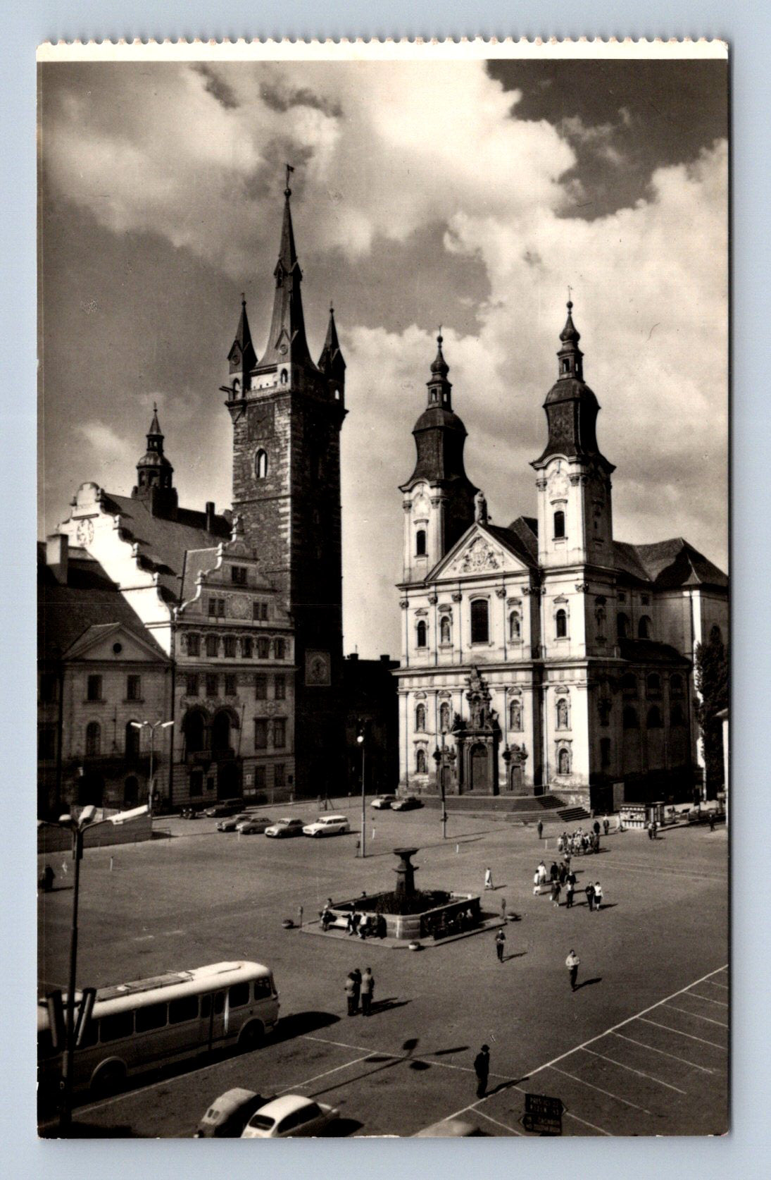 Pohlednice KLATOVY. Náměstí Míru (P321)