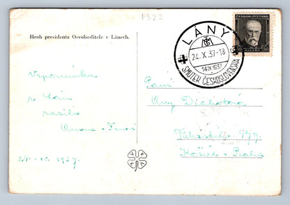 Pohlednice Hrob presidenta Osvoboditele v Lánech (P322)