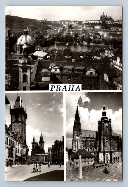 Pohlednice PRAHA. Koláž (P329)