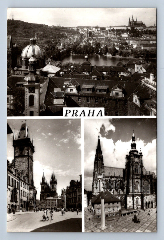 Pohlednice PRAHA. Koláž (P329)