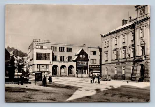 Pohlednice ŽELEZNÝ BROD - náměstí (P342)