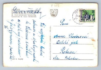 Pohlednice JÁCHYMOV Sanatorium Marie Curie (P378)