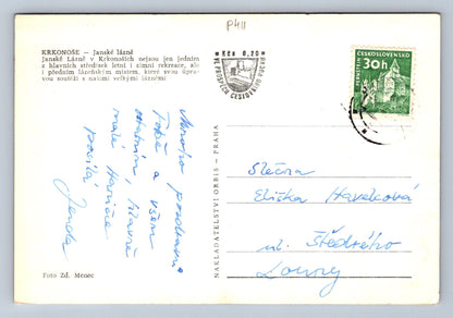 Pohlednice KRKONOŠE - Janské lázně (P411)