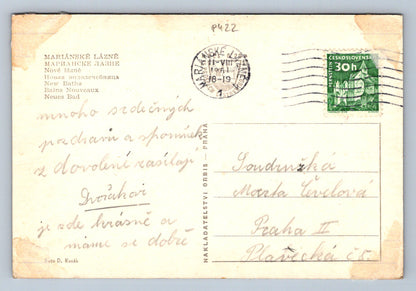 Pohlednice MARIÁNSKÉ LÁZNĚ - Nové lázně (P422)