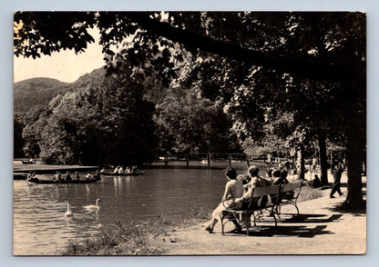 Pohlednice Čs. štátne kúpele TRENČIANSKE TEPLICE Labutie jezero(P429)