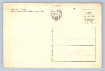 Pohlednice BENEŠOV u Prahy - zbytky kláštera z roku 1246 (P503)