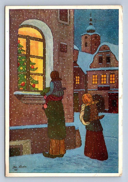 Pohlednice Josef Lada - RADOSTNÉ VÁNOCE A ŠŤÁSTNÝ NOVÝ ROK (P536)
