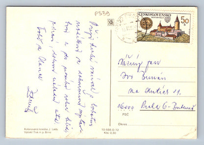 Pohlednice Josef Lada - kolorovaná kresba (P539)