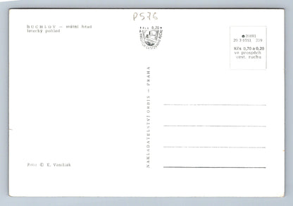 Pohlednice BUCHLOV - státní hrad - letecký pohled (P576)