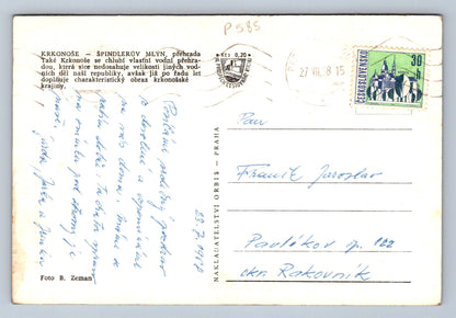 Pohlednice KRKONOŠE - Špindlerův Mlýn (P585)