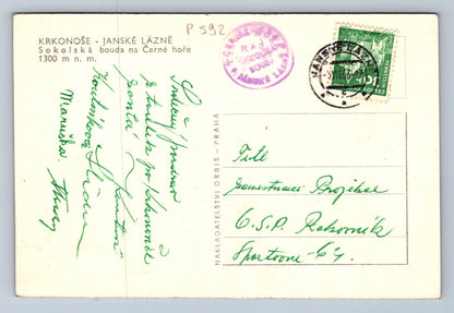 Pohlednice KRKONOŠE - Janské lázně (P592)