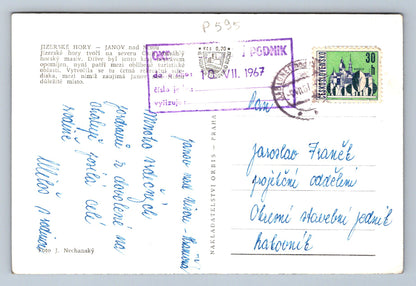 Pohlednice JIZERSKÉ HORY - JANOV nad Nisou (P595)