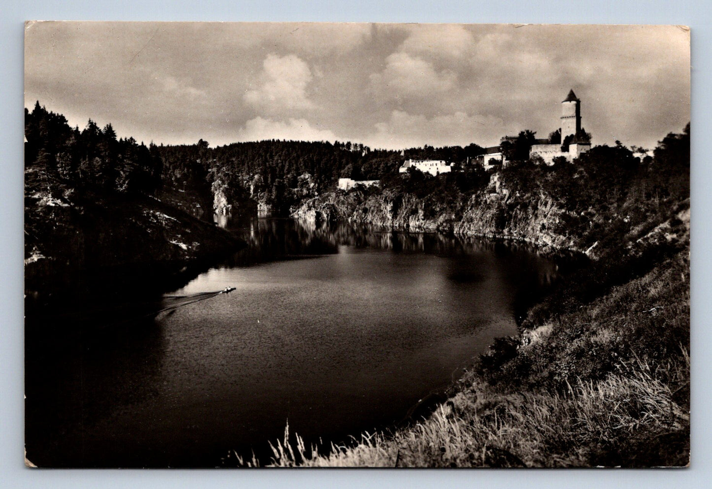 Pohlednice ZVÍKOVSKÉ PODHRADÍ - ZVÍKOV - státní hrad (P640)