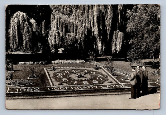 Pohlednice LÁZNĚ PODĚBRADY - Květínové hodiny (P646)