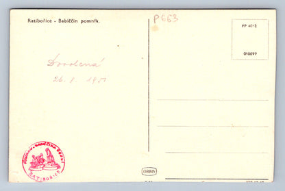 Pohlednice Ratibořice - BABIČČIN POMNÍK (P663)