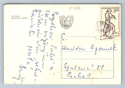 Pohlednice ŠUMAVA - Boubínské jezírko (P665)