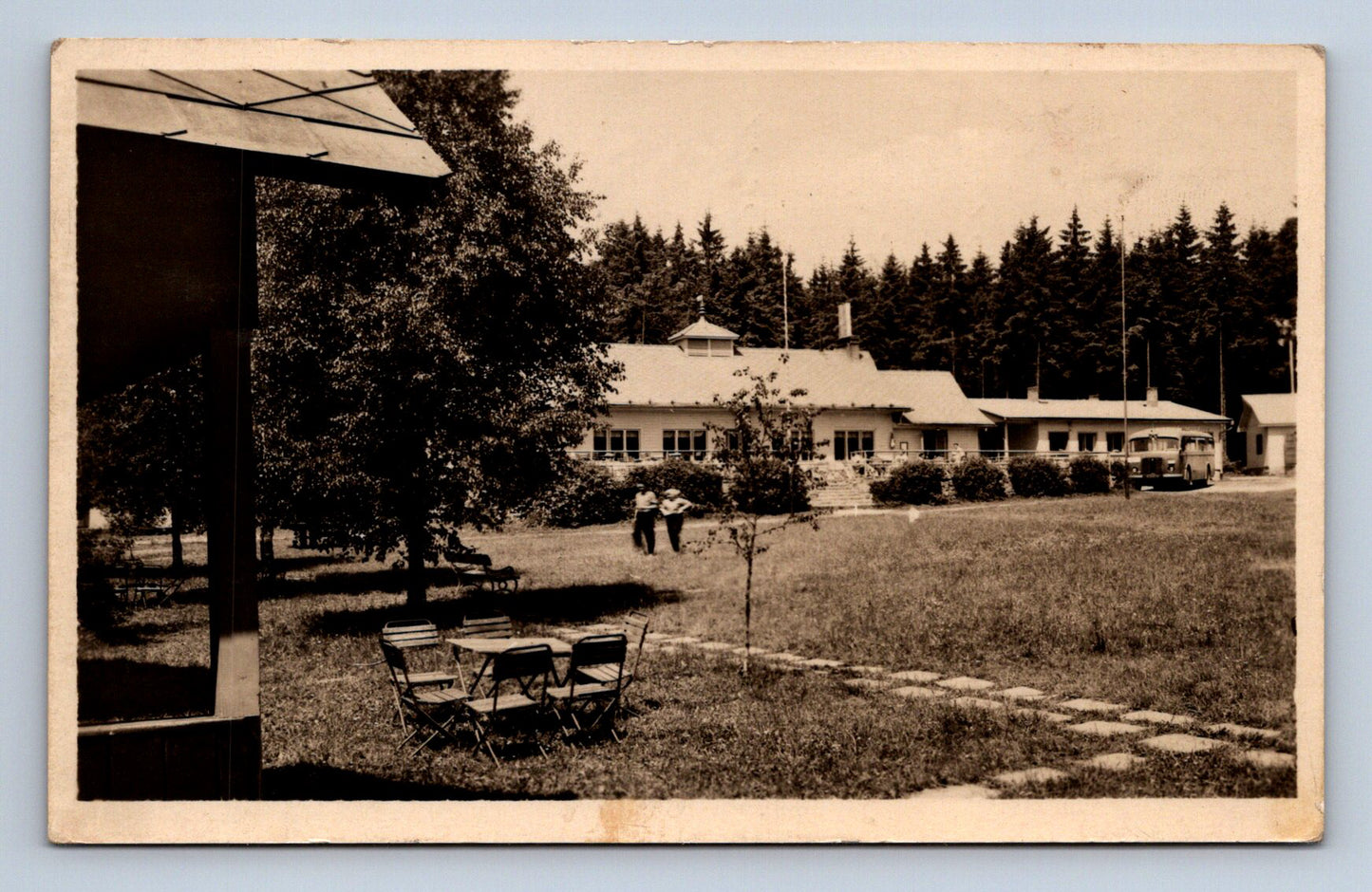 Pohlednice VĚŠÍN - zotavovna ROH Brdy - okres Blatná (P666)