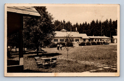 Pohlednice VĚŠÍN - zotavovna ROH Brdy - okres Blatná (P666)